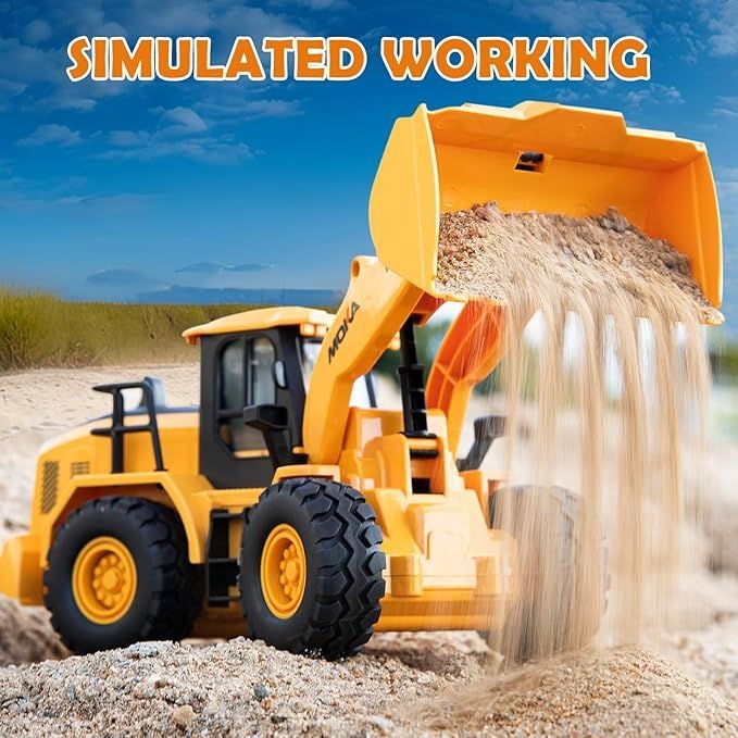 RC Bulldozer - 1/16 Scale 11 Channel with Lights & Sound