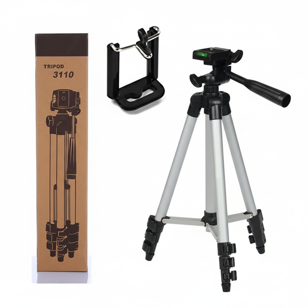 Tripod 3110 - Portable Camera Stand for Mobile & Video
