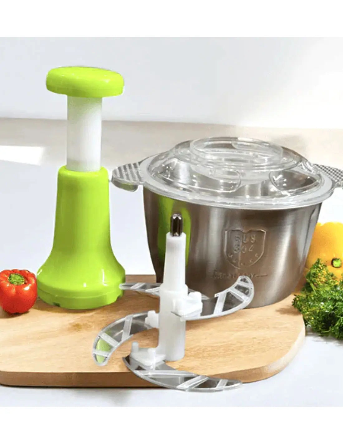 2L Meat & Vegetable Push Chopper - Premium Quality