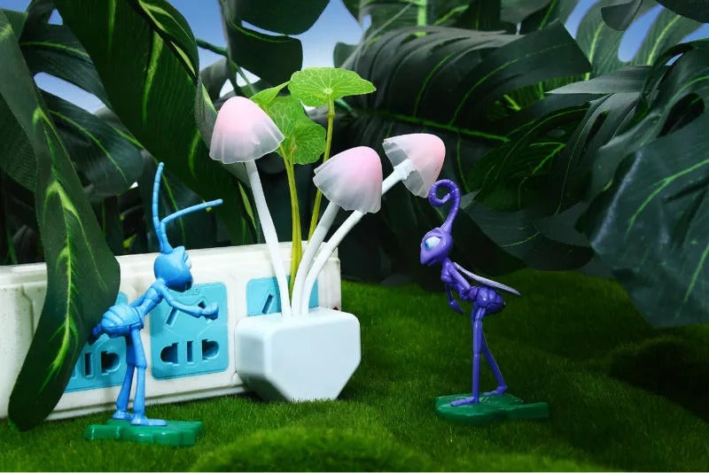Mushroom Night Light - LED Sensor Lamp for Kids