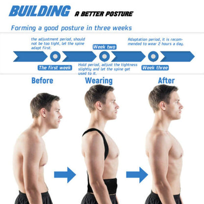 Adjustable Back Posture Corrector - Support Brace