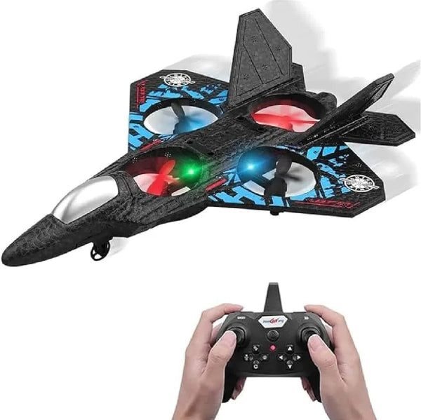 RC Fighter Jet Plane - 2.4G Remote Control with Lights