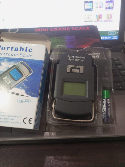 50kg Portable Digital Hanging Scale - Luggage Weight