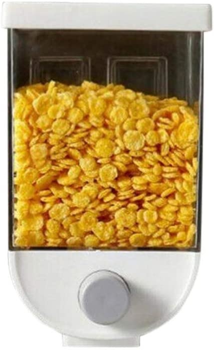 1500ml Wall-Mounted Grain Storage Box - Food Dispenser