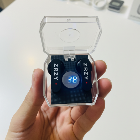 Zrzy BT-D30 Bluetooth Earbuds - Digital Display