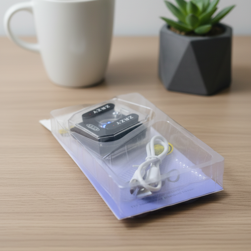 Zrzy BT-D30 Bluetooth Earbuds - Digital Display
