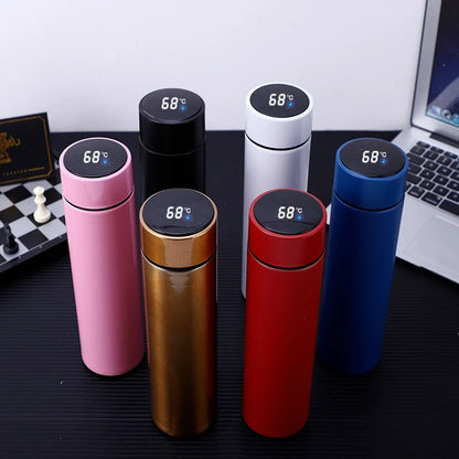 Temperature Display Vacuum Flask - Stainless Steel Bottle