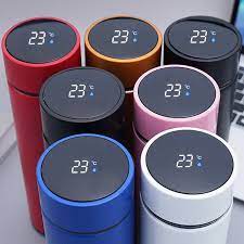 Temperature Display Vacuum Flask - Stainless Steel Bottle