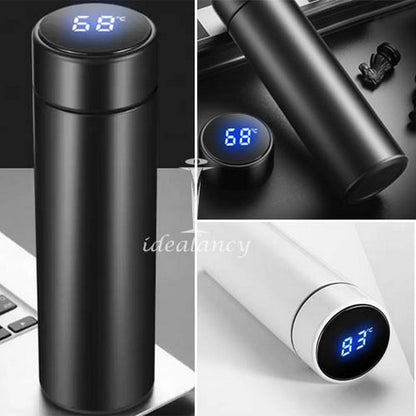 Temperature Display Vacuum Flask - Stainless Steel Bottle