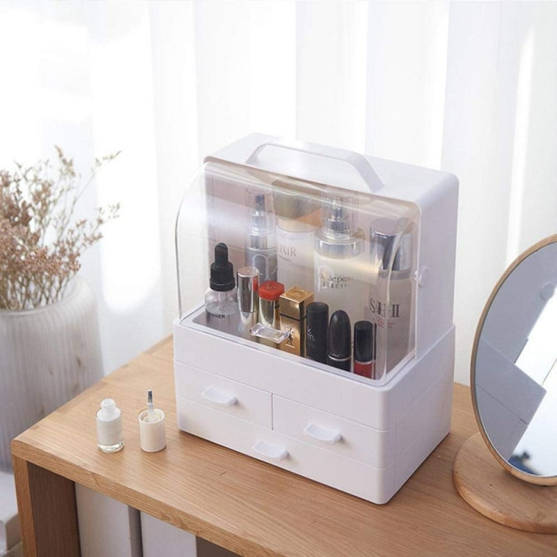 Modern Cosmetics Organizer - Makeup Storage Box