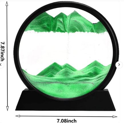 3D Moving Sand Mountain Lamp - Sandscape Art Showpiece
