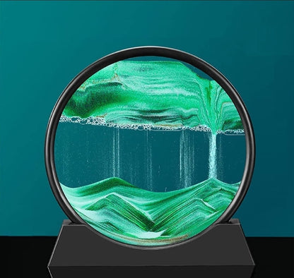 3D Moving Sand Mountain Lamp - Sandscape Art Showpiece