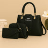 TBM 3-Piece Ladies Handbag - Premium Black Set