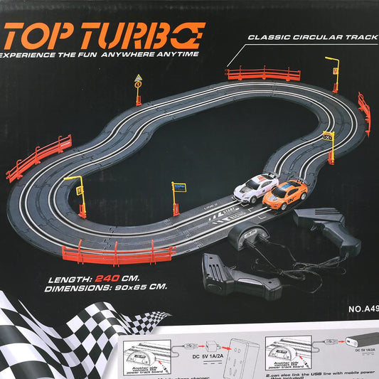 Soba Top Turbo - 1:43 Scale Slot Car Racing Set