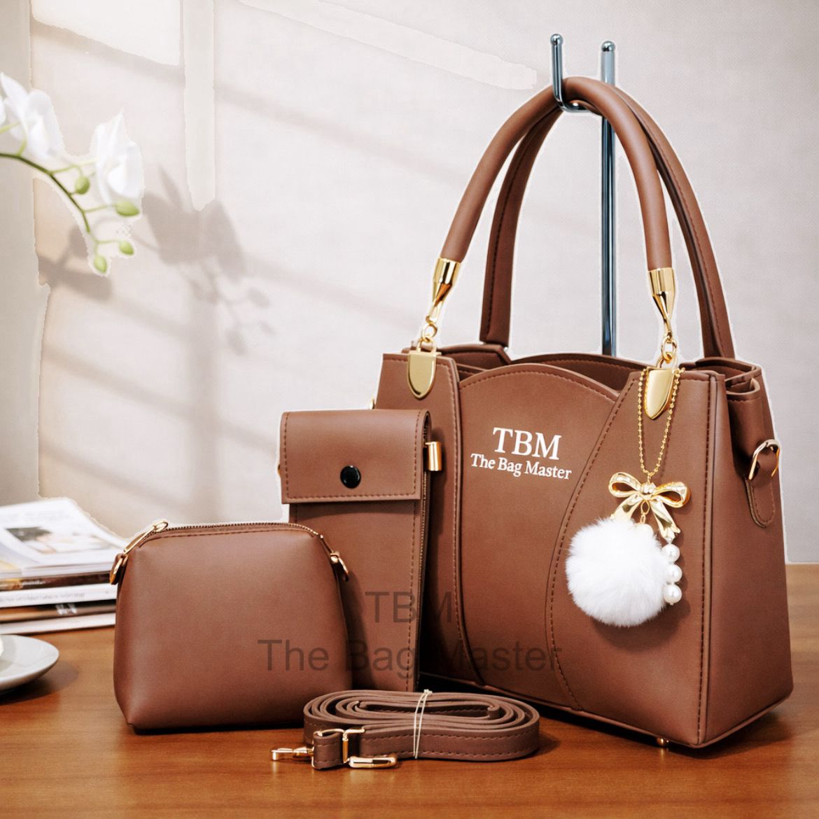 TBM 3-Piece Handbag Set - Stylish Everyday Carry