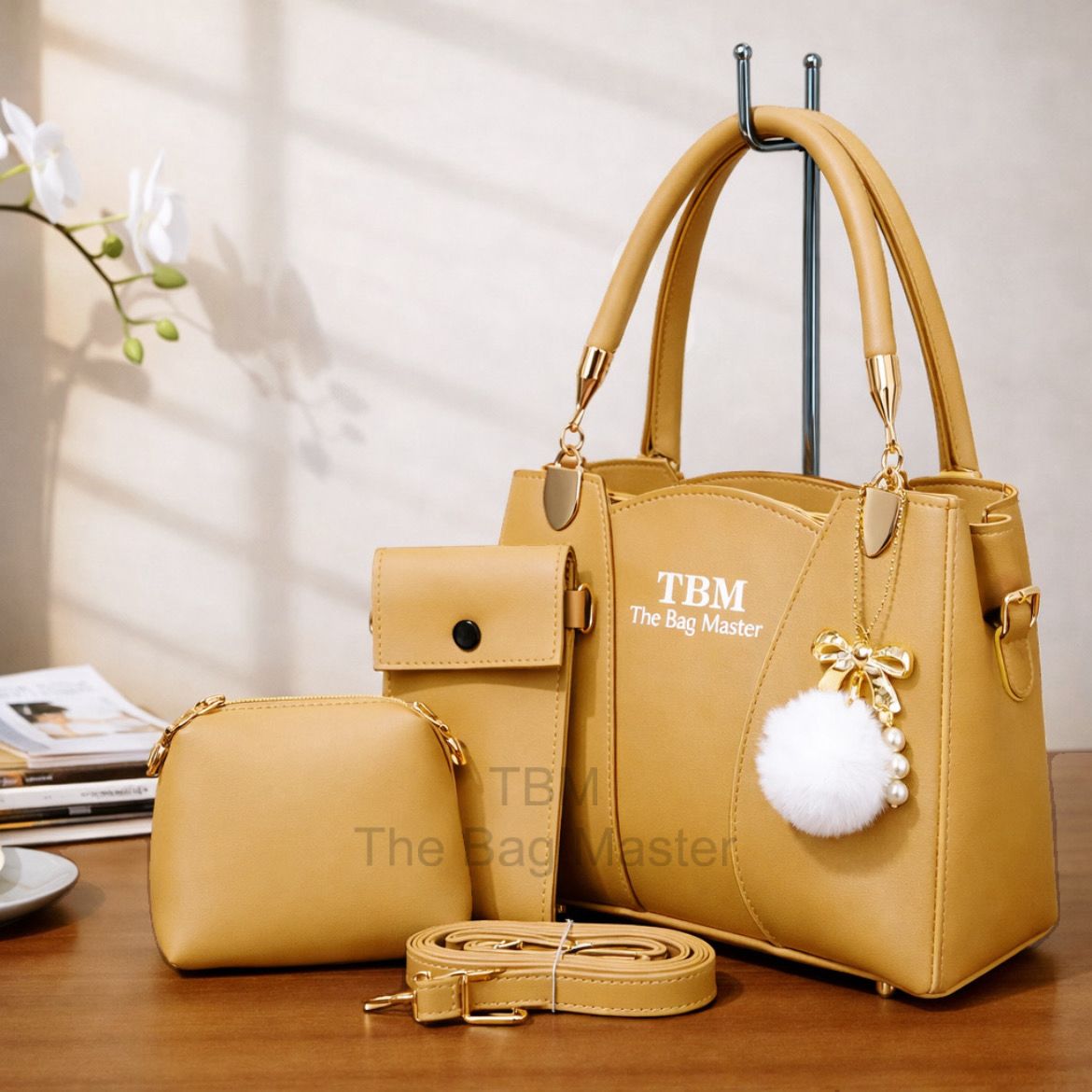 TBM 3-Piece Handbag Set - Stylish Everyday Carry