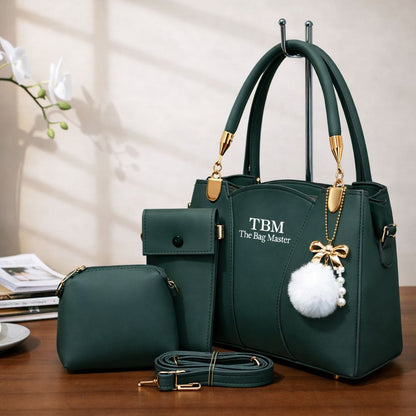 TBM 3-Piece Handbag Set - Stylish Everyday Carry