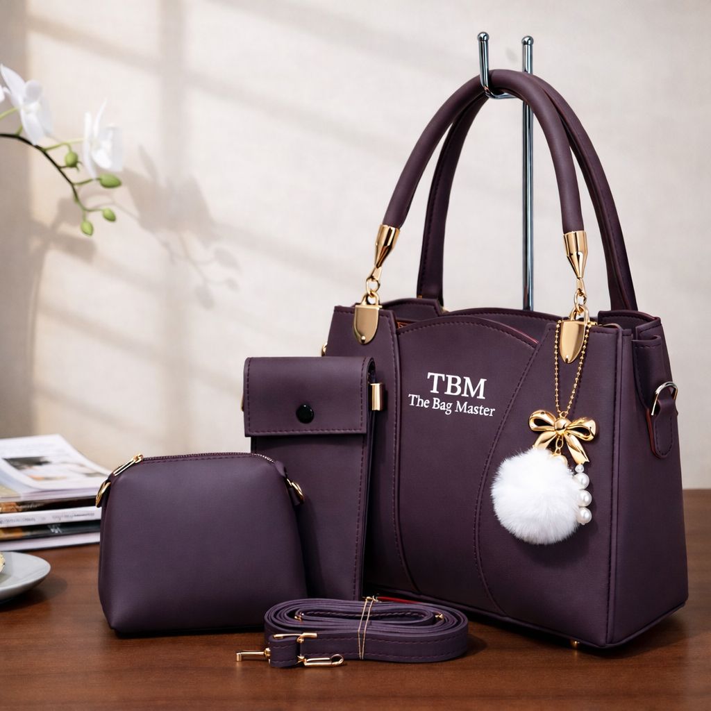 TBM 3-Piece Handbag Set - Stylish Everyday Carry