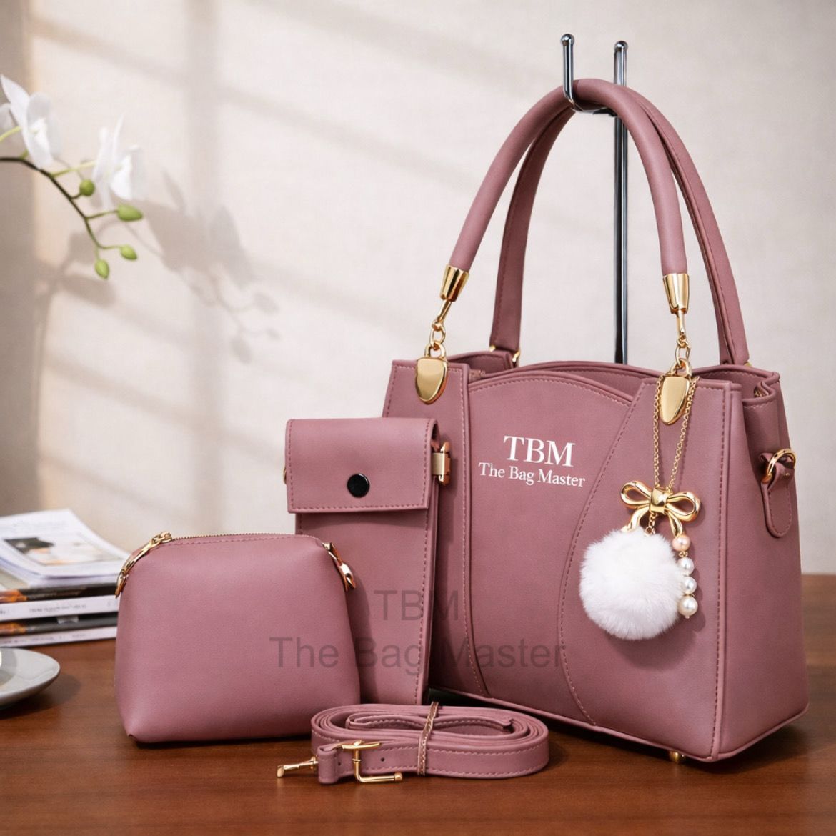 TBM 3-Piece Handbag Set - Stylish Everyday Carry