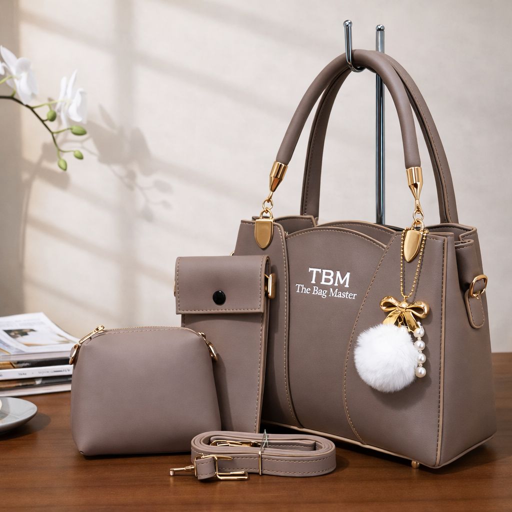 TBM 3-Piece Handbag Set - Stylish Everyday Carry