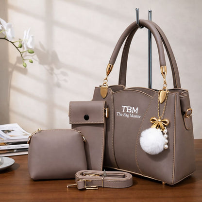 TBM 3-Piece Handbag Set - Stylish Everyday Carry