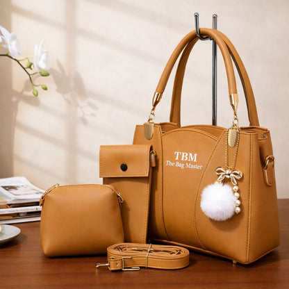 TBM 3-Piece Handbag Set - Stylish Everyday Carry