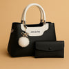 JING & PIN Ladies Handbag with Clutch & Shoulder Strap