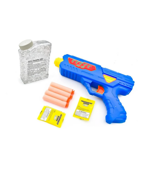 2-in-1 Action Toy Gun - Soft Dart & Water Ball Shooter