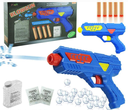 2-in-1 Action Toy Gun - Soft Dart & Water Ball Shooter