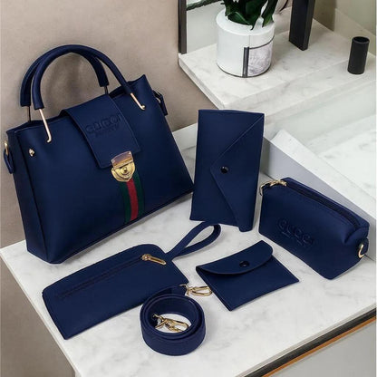 5-Piece Handbag Set - Black