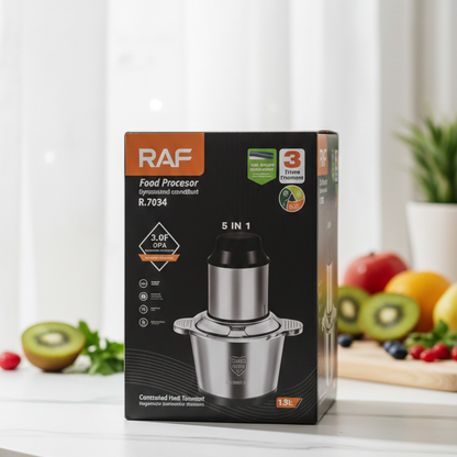 RAF Electric Meat Chopper - 800W 2L Food Processor