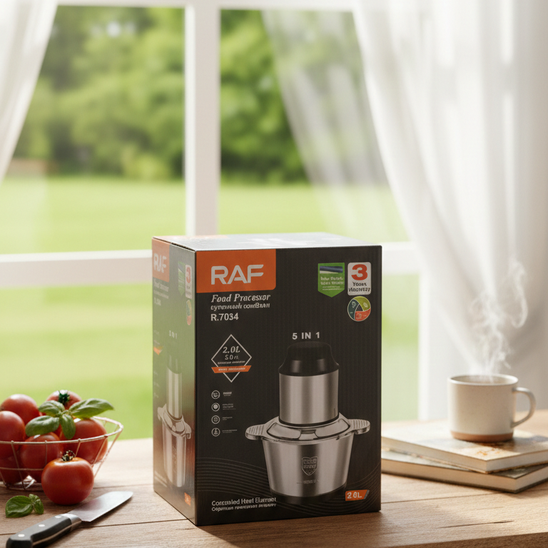 RAF Electric Meat Chopper - 800W 2L Food Processor