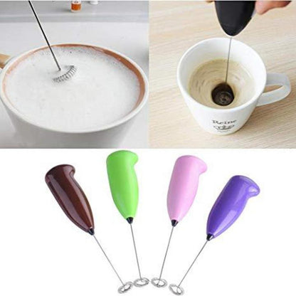Electric Egg Beater - Coffee Milk Frother Whisk Mixer