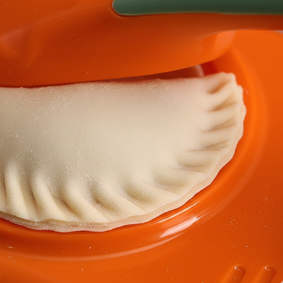 2-in-1 Dumpling Maker - Press & Wrapper Cutter