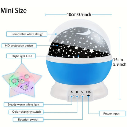 360° Star Master Projection Lamp - LED Moon & Sky Light