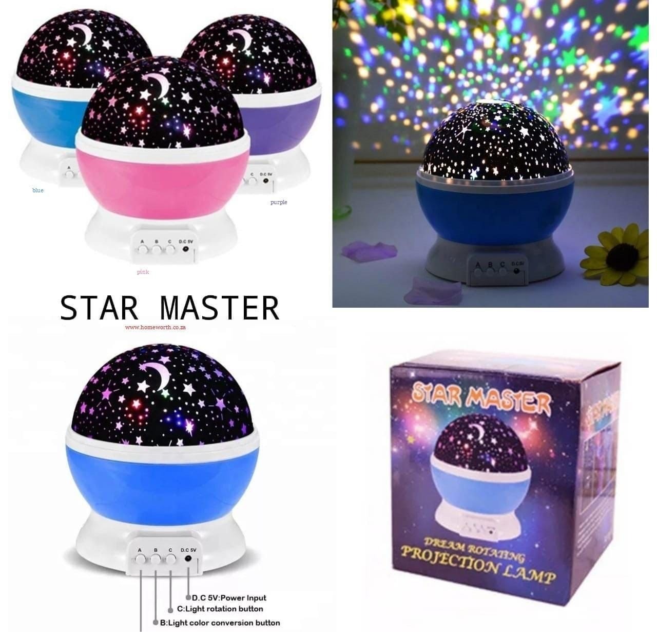 360° Star Master Projection Lamp - LED Moon & Sky Light