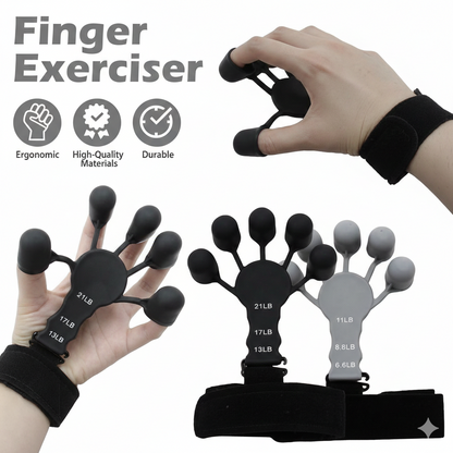 Silicone Grip Strengthener - Hand Finger Trainer