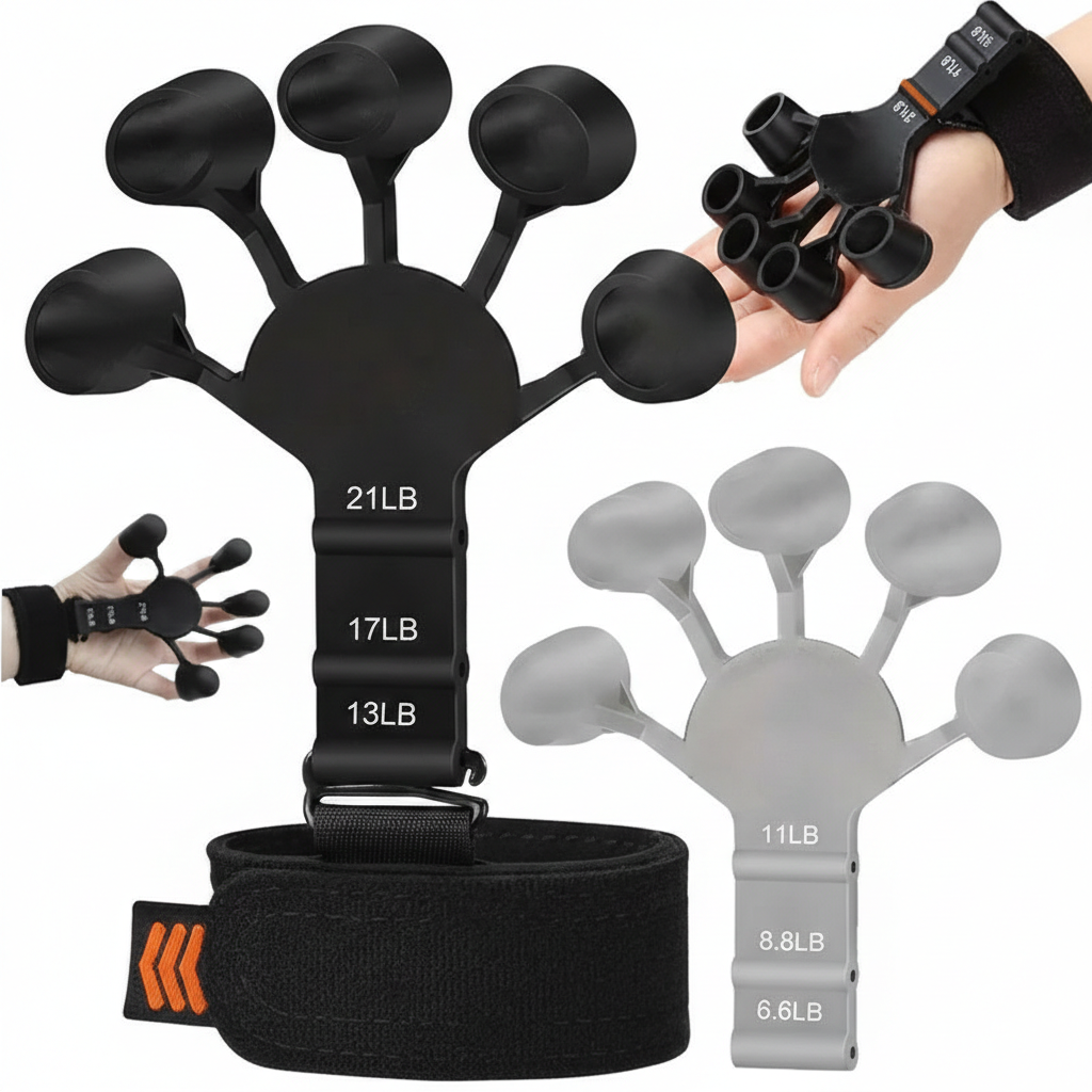 Silicone Grip Strengthener - Hand Finger Trainer