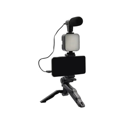 Vlogger Video Kit - LED Light, Microphone & Tripod