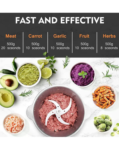 2L Meat & Vegetable Push Chopper - Premium Quality